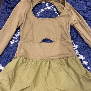 Free People Movement Skortsie Olive Green Size Medium